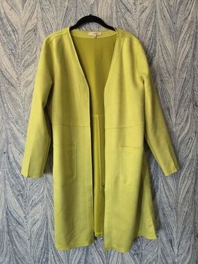 LAFFAIRE Los Angeles XL Lime Green Long Lightweight Jacket